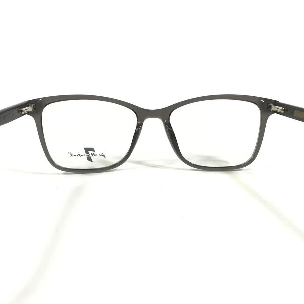 7 For All Mankind Eyeglasses Frames 823 DCGRY Clear Grey Square 52-17-145